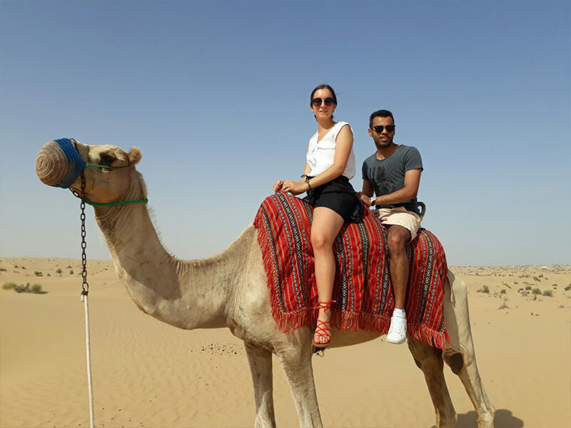 Desert camel ride